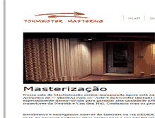 Tablet Screenshot of masterizacao.com.br